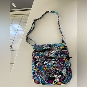 Vera Bradley Disney Park Triple Zip Hipster Crossbody Bag